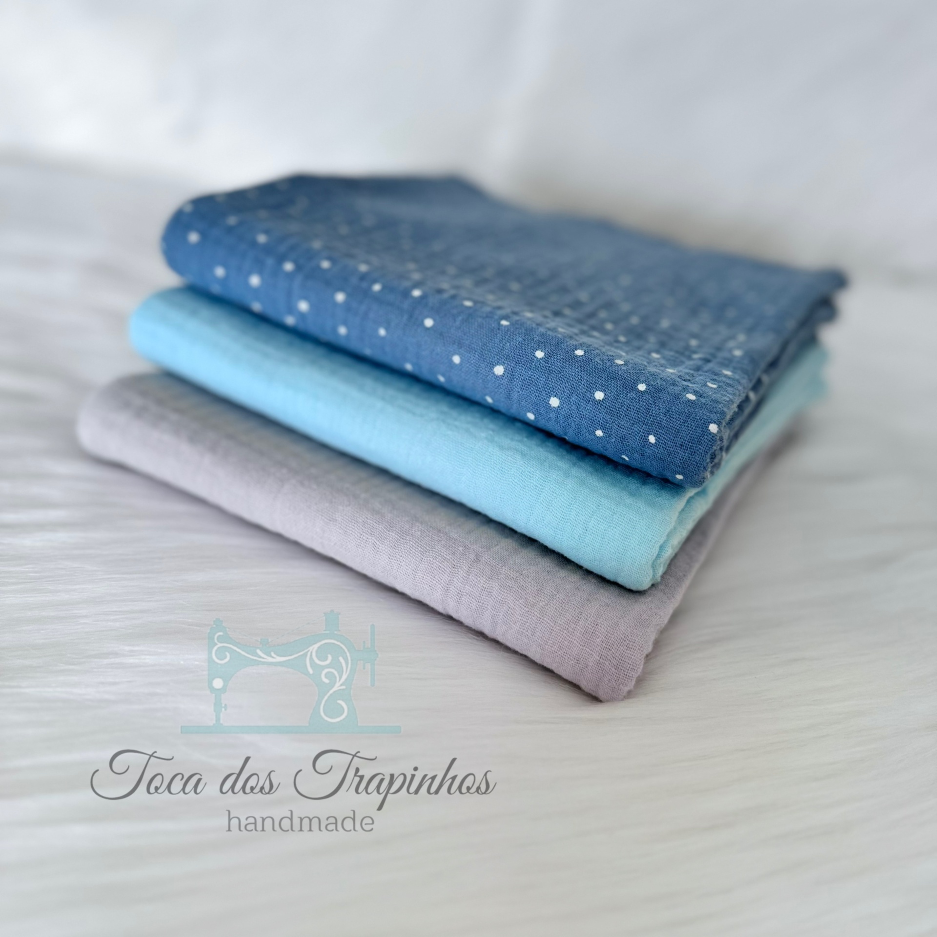 Pack 3 Fraldinhas Musselina