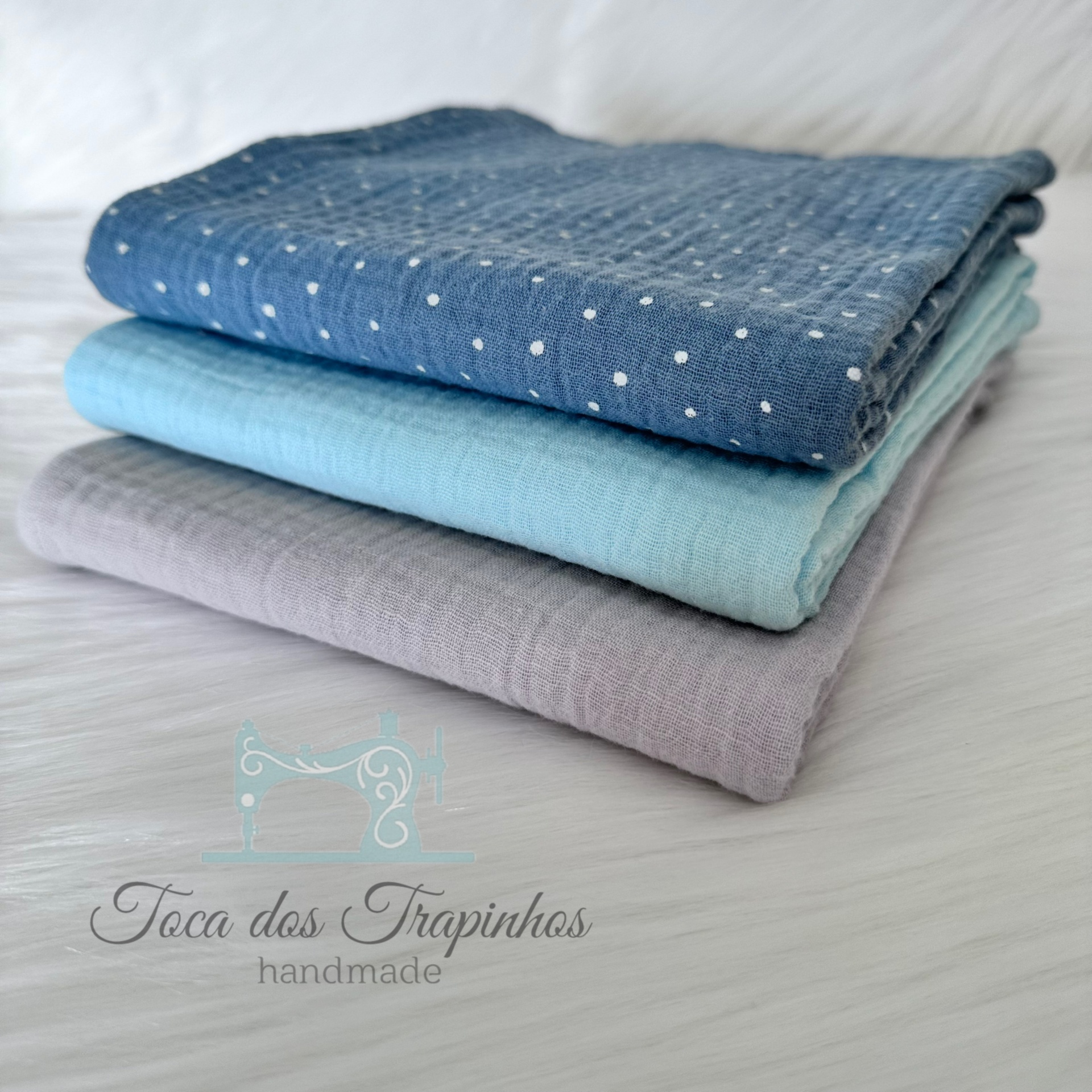 Pack 3 Fraldinhas Musselina