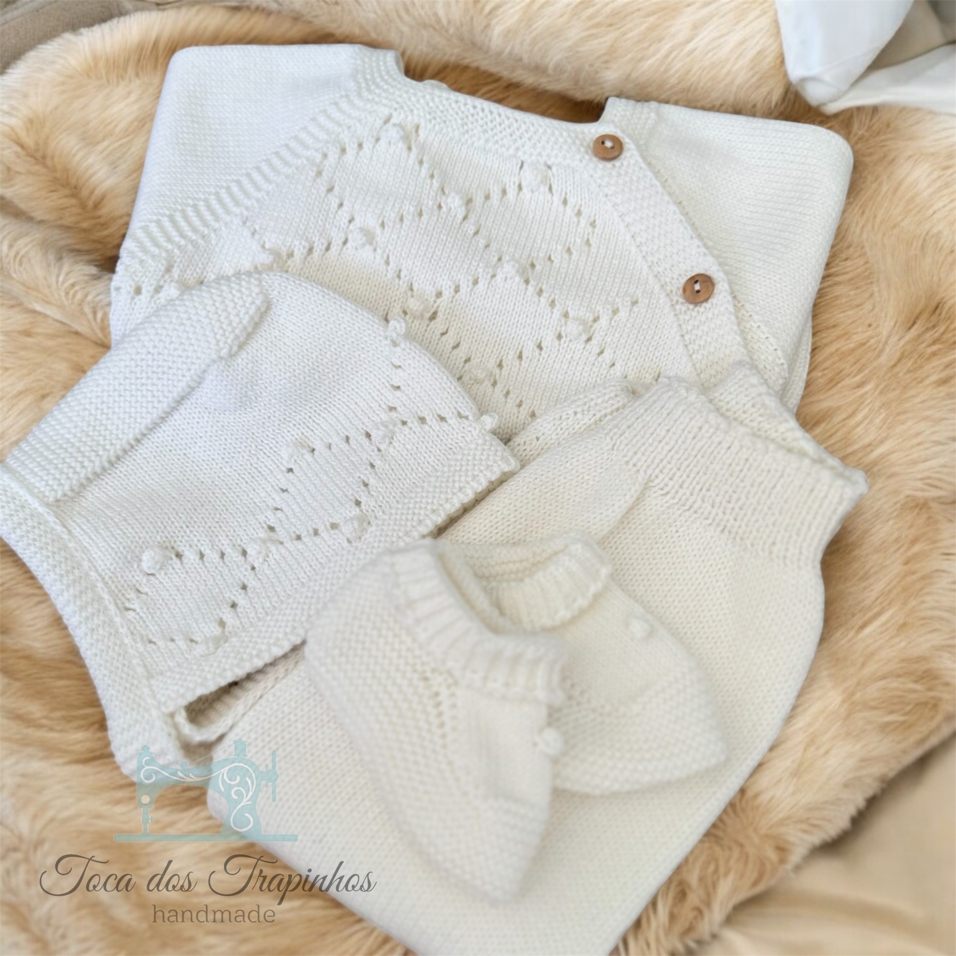 Conjunto Malha Pérola - 4 Peças