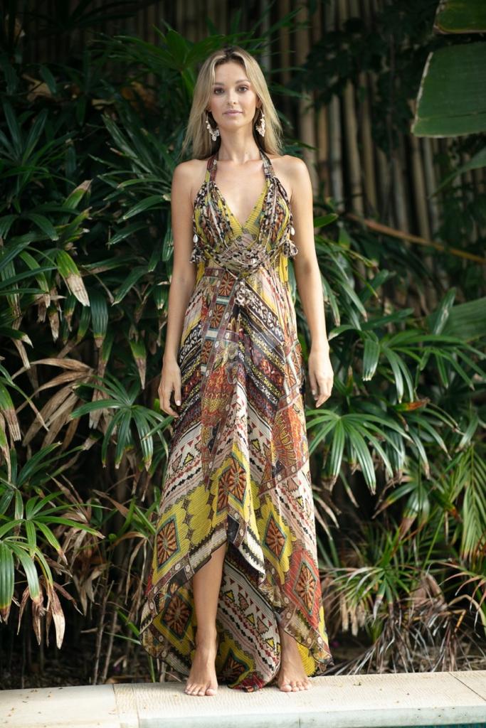 Vestido comprido AFRICAN Miss June