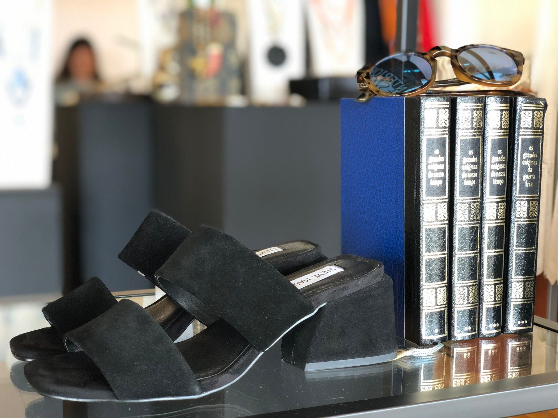 Sandálias pretas STEVE MADDEN