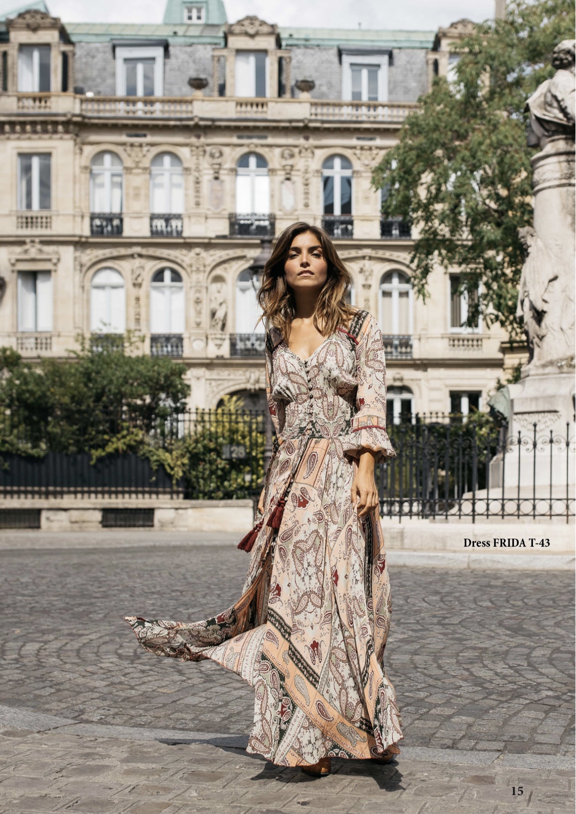 Vestido comprido Miss June FRIDA