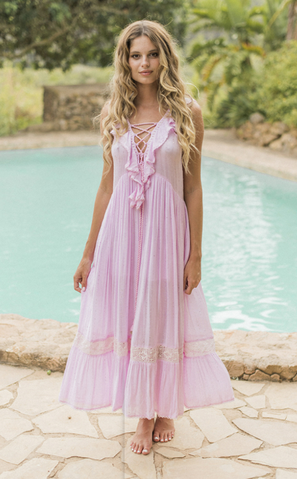 Vestido comprido VALERIA Piti Cuiti