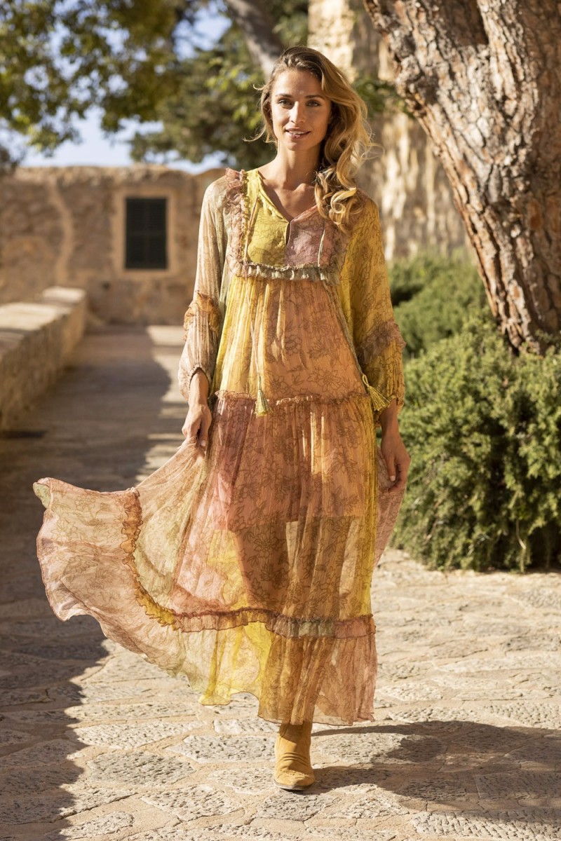 Vestido comprido Miss June FREYDA