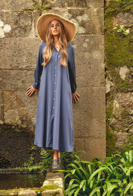 Vestido camiseiro ANGELICA BOHOME