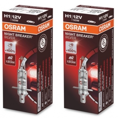 Osram Night Breaker Silver +100% H1 (2 Lâmpadas)