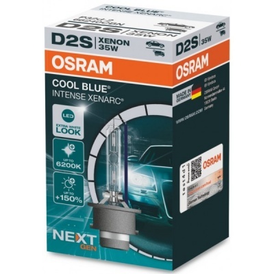 Osram D2S Cool Blue Intense NEXT Gen 6200K +150% (2 Lâmpadas)