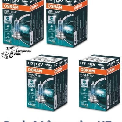 (Pack 4 Lâmpadas H7) Osram Cool Blue Intense NG +100% 5000K