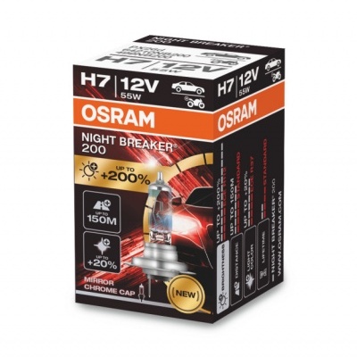 Osram Night Breaker +200% H7 (2 Lâmpadas)