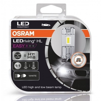 H7 e H18 Osram Led HL Easy Plug and Play