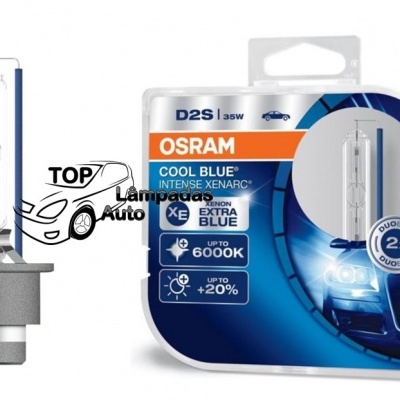 Osram Cool Blue Intense Xenarc +20% 6000K D2S (2 Lâmpadas)