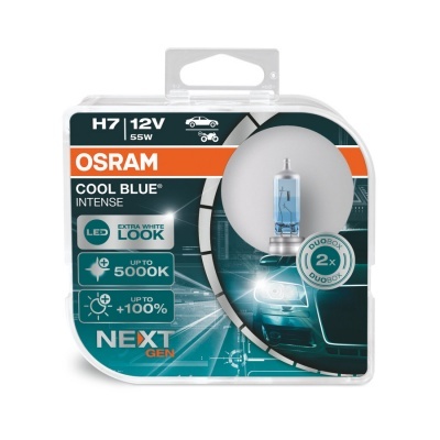 Osram Cool Blue Intense NG +100% 5000K H7