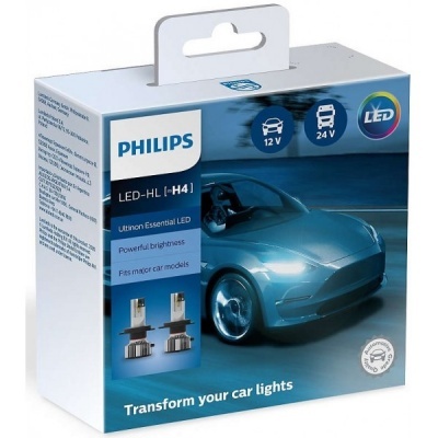 Philips LED H4 Ultinon Essential Led ( 2 Lâmpadas )