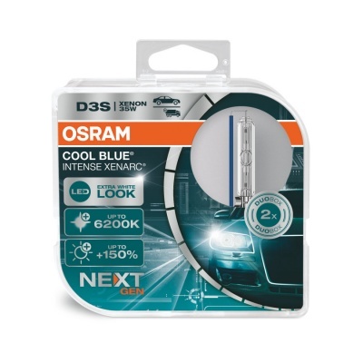 Osram D3S Cool Blue Intense NEXT Gen 6200K +150% (2 Lâmpadas)