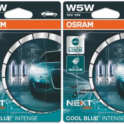 Osram Cool Blue Intense Next Gen 4000K W5W (4 Lâmpadas)
