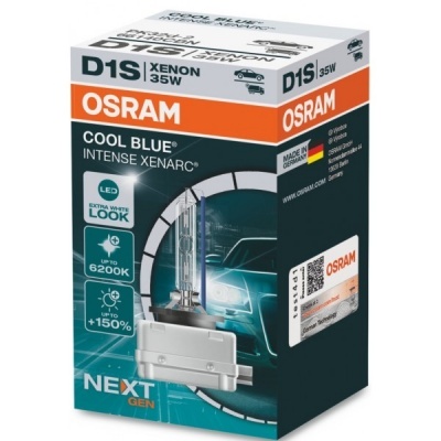 Osram D1S Cool Blue Intense NEXT Gen 6200K +150% (2 Lâmpadas)