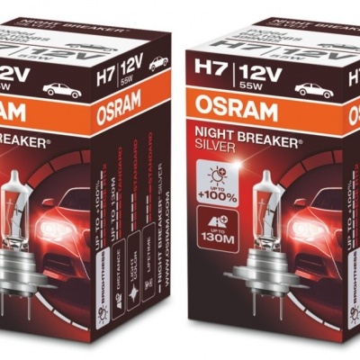 Osram Night Breaker Silver +100% H7 (2 Lâmpadas)