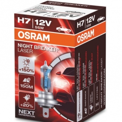 Osram Night Breaker Laser NG +150% H7 (2 Lâmpadas)