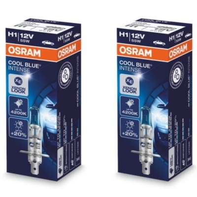 Osram Cool Blue Intense +20% H1 (2 Lâmpadas)