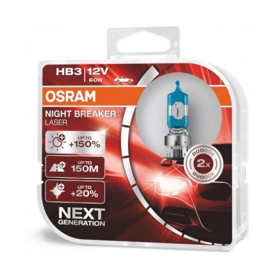 Osram Night Breaker Laser NG +150% HB3 (2 Lâmpadas)