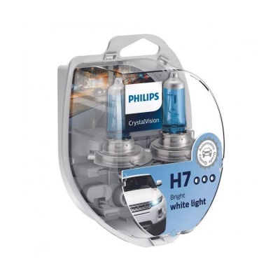 Philips Crystal Vision 4300K H7+W5W (4 Lâmpadas)