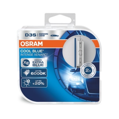 Osram Cool Blue Intense Xenarc +20% 6000K D3S (2 Lâmpadas)