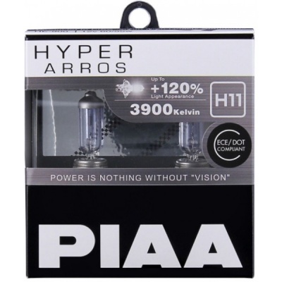 PIAA HYPER ARROS H11 12V 55W +120% 3900K (2 Lâmpadas)