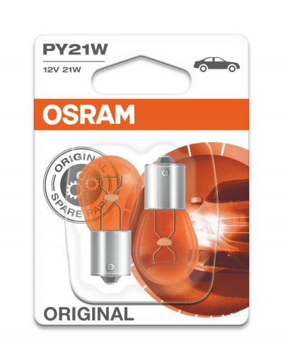 Osram Original PY21W Lâranja (2 Lâmpadas)