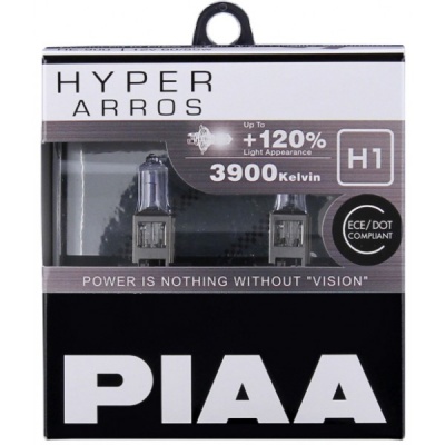 PIAA HYPER ARROS H1 12V 55W +120% 3900K (2 Lâmpadas)
