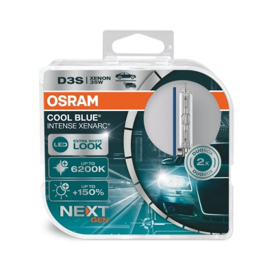 Osram D3S Cool Blue Intense NEXT Gen 6200K +150% (2 Lâmpadas)