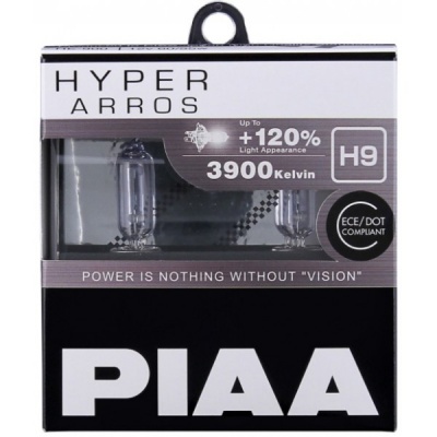 PIAA HYPER ARROS H9 12V 65W +120% 3900K (2 Lâmpadas)