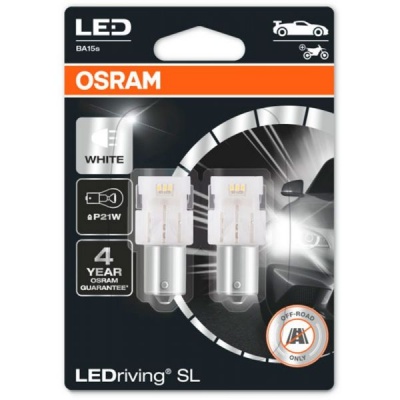 OSRAM LED P21W 6000K 12V 7506DWP-02B (2 Lâmpadas)
