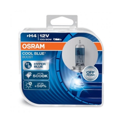 Osram Cool Blue Boost 5000K 90/100W H4 (2 Lâmpadas)