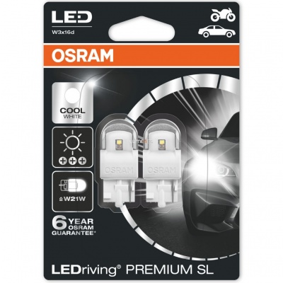 OSRAM LED W21W 6000K 12V 7905CW-02B (2 Lâmpadas)