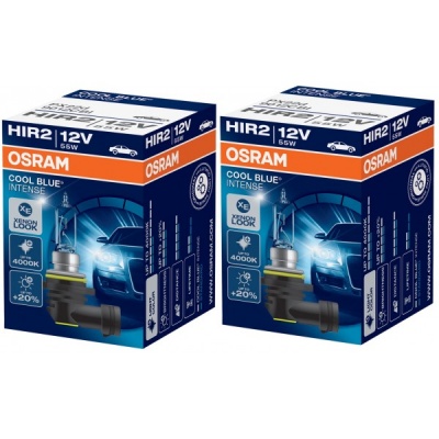 Osram Cool Blue Intense +20% HIR2 (2 Lâmpadas)