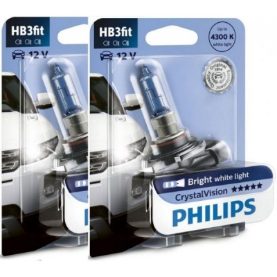 Philips Crystal Vision 4300K HB3 (2 Lâmpadas)