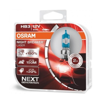 Osram Night Breaker Laser NG +150% HB3 (2 Lâmpadas)
