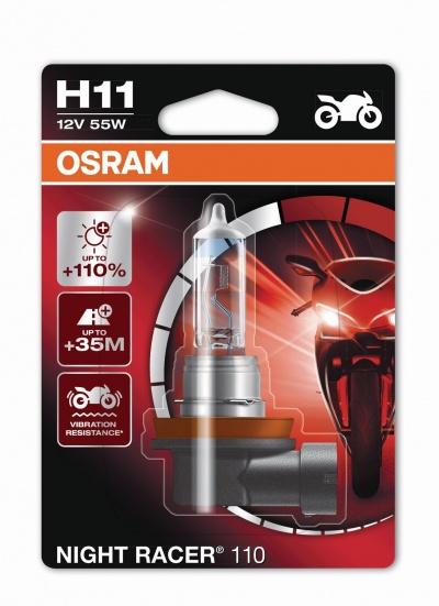 Osram Night Racer 110 H11 (1 Lâmpada)