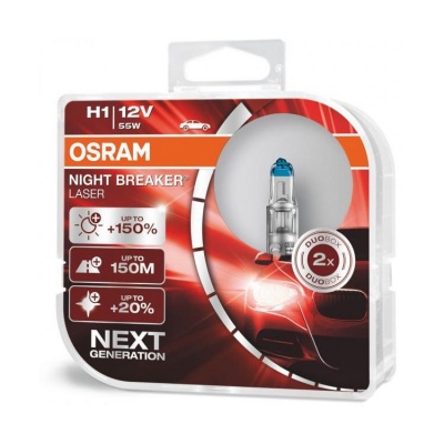 Osram Night Breaker Laser NG +150% H1 (2 Lâmpadas)