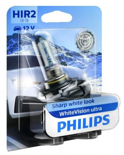 Philips White Vision Ultra +60% 4200K HIR2 (2 Lâmpadas)
