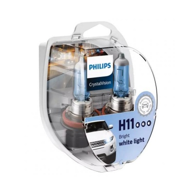 Philips Crystal Vision 4300K H11 (2 Lâmpadas)