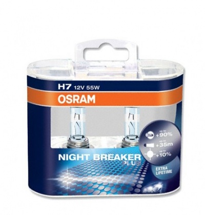 Osram Night Breaker Plus H7 (2 Lâmpadas)