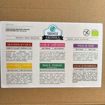 Sample Box — 6 sabores da nossa granola biológica e sem glúten