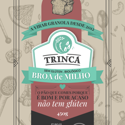 broa de milho BIO sem glúten - 450g