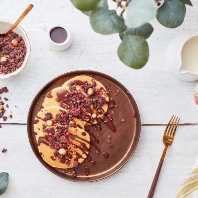 granola cacau e framboesa BIO sem glúten - 400g