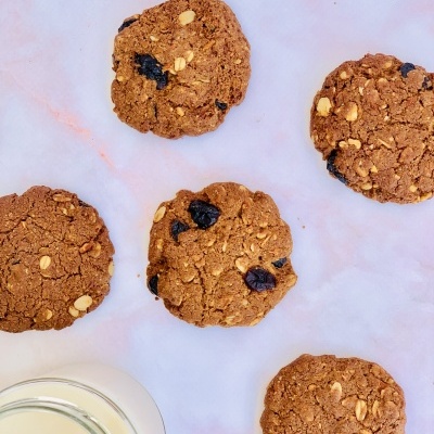 cookies de arandos e laranja BIO sem glúten - 9 unidades, 160g