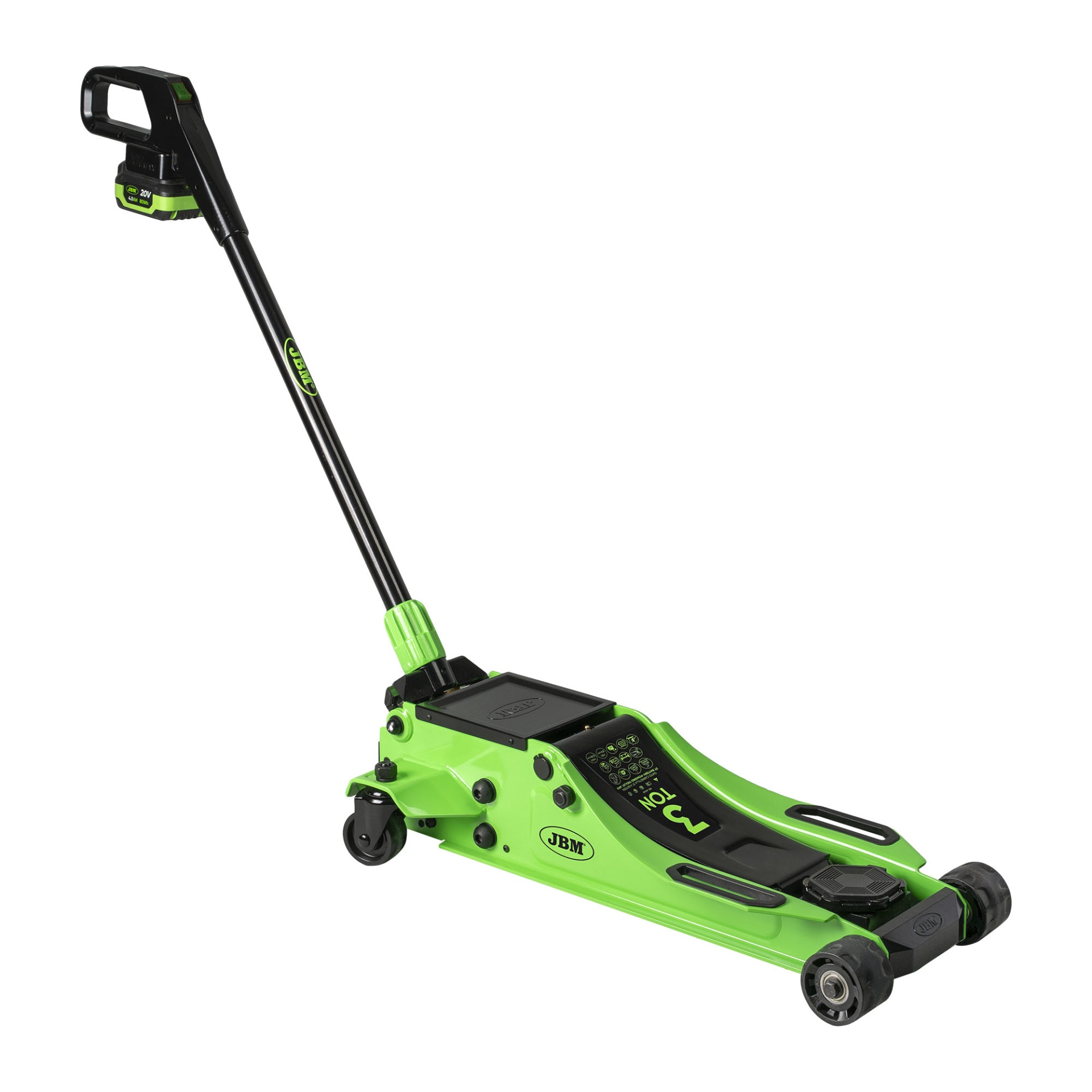 MACACO HIDRÁULICO DE 3T A BATERIA COM BATERIA DE 6AH E CARREGADOR INCLUÍDOS