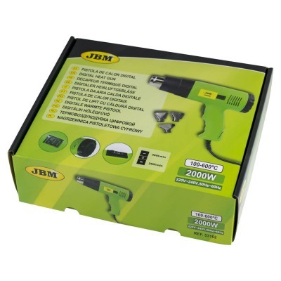 PISTOLA DE CALOR DIGITAIS 2000W 53162