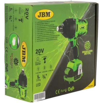 CHAVE DE IMPACTO SEM ESCOVAS JBM 60034