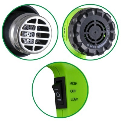 PISTOLA DE CALOR DIGITAIS 2000W 53162